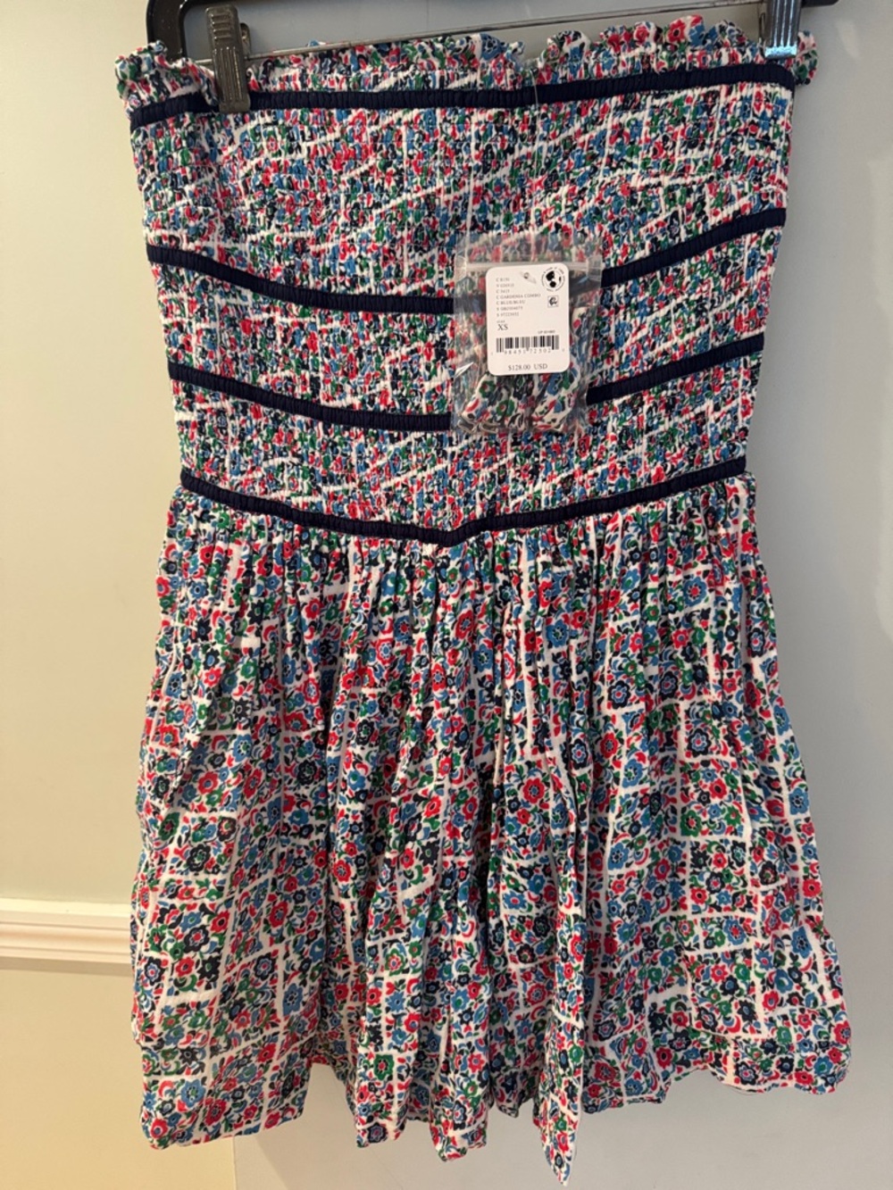 Free People Strapless Floral romper straps included